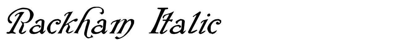Rackham Italic